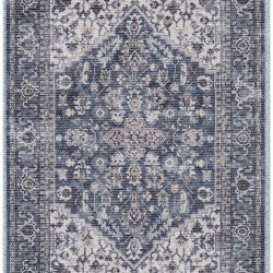 Alternative view of Nicole Curtis Machine Washable Series 1 SR104 Navy Ivory Area Rug