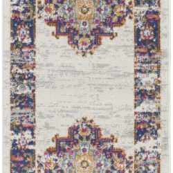 Alternative view of Nourison Passion PSN03 Ivory Blue Area Rug