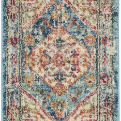 Alternative view of Nourison Passion PSN23 Ivory Light Blue Area Rug