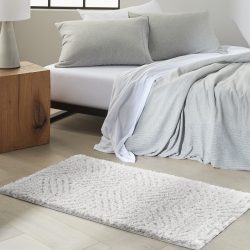 Calvin Klein Surfaces SFC01 Silver Grey Area Rug