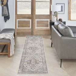 Nourison Astra Machine Washable ASW12 Grey Multicolor Area Rug
