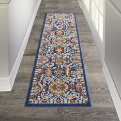 Nourison Passion PSN32 Blue Area Rug
