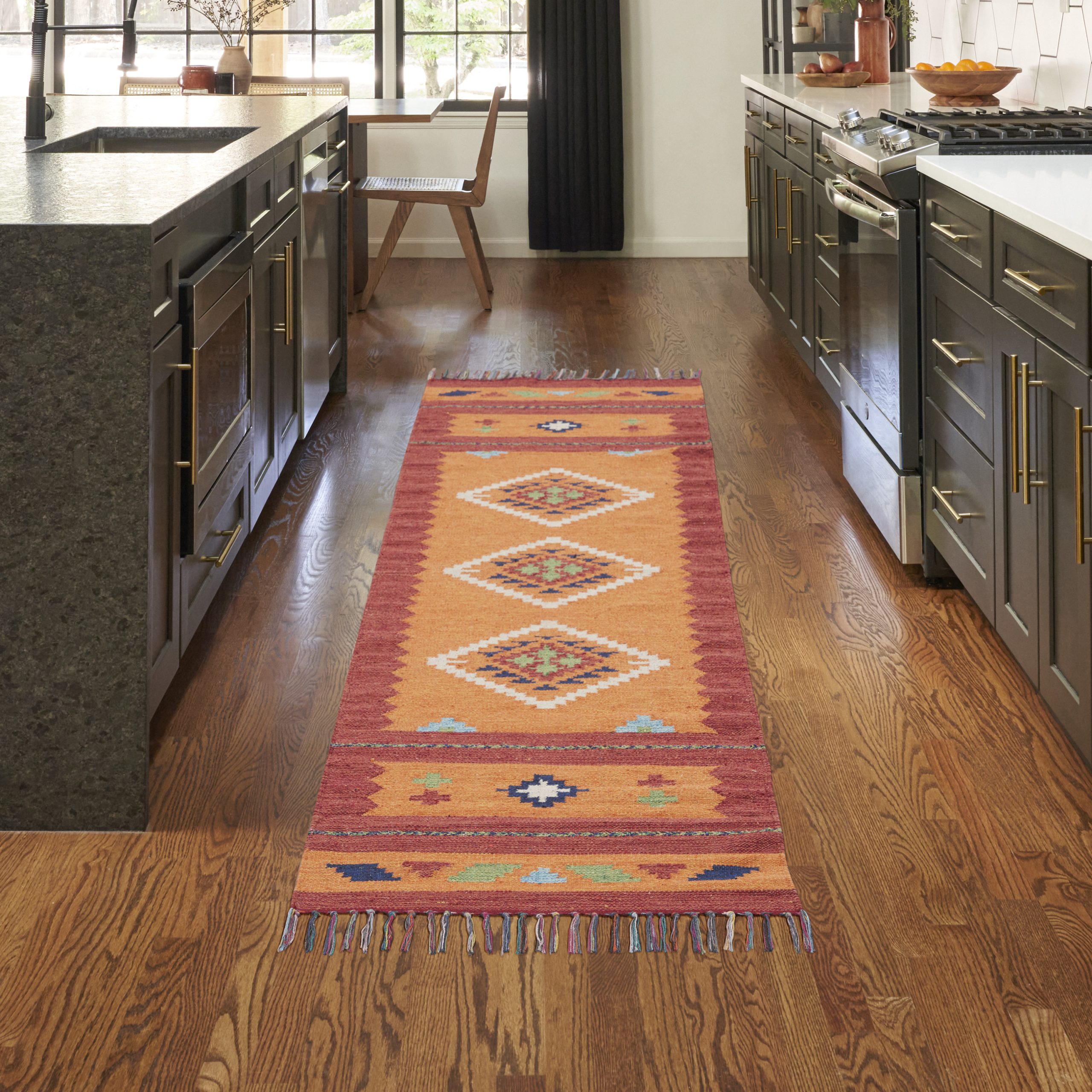 Nourison Baja BAJ02 Orange Area Rug
