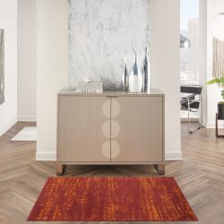 Nourison Nourison Essentials NRE03 Red Area Rug