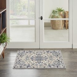 Nourison Passion PSN22 Grey Beige Area Rug