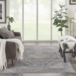 Nourison Starry Nights STN05 Charcoal Area Rug