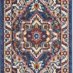 Alternative view of Nourison Passion PSN33 Blue Area Rug