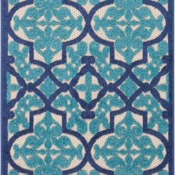 Alternative view of Nourison Aloha ALH14 Navy Area Rug