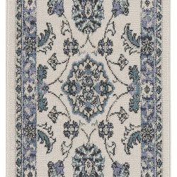 Alternative view of Nourison Nourison Essentials NRE05 Ivory Blue Area Rug