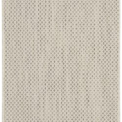 Alternative view of Nourison Courtyard COU01 Ivory Silver Area Rug
