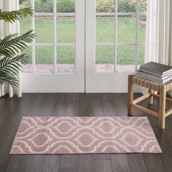 Nourison Jubilant JUB19 Pink Area Rug