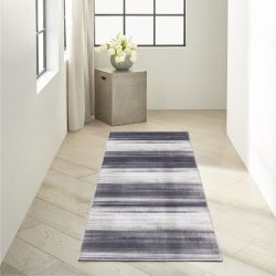 Calvin Klein Launder LDR01 Ivory Black Area Rug