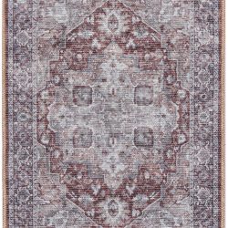 Alternative view of Nicole Curtis Machine Washable Series 1 SR101 Ivory Brick Area Rug