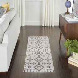 Nicole Curtis Machine Washable Series 1 SR108 Ivory Area Rug