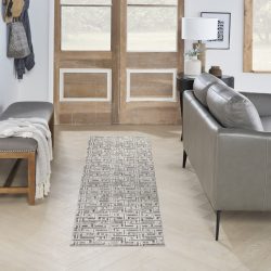 Nourison Serenity Home SRH04 Grey Ivory Area Rug