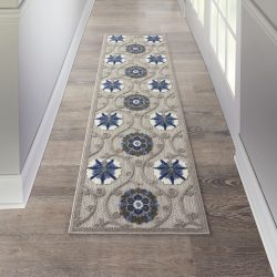 Nourison Aloha ALH19 Grey Area Rug