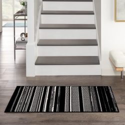 Nourison Grafix GRF41 Black White Area Rug