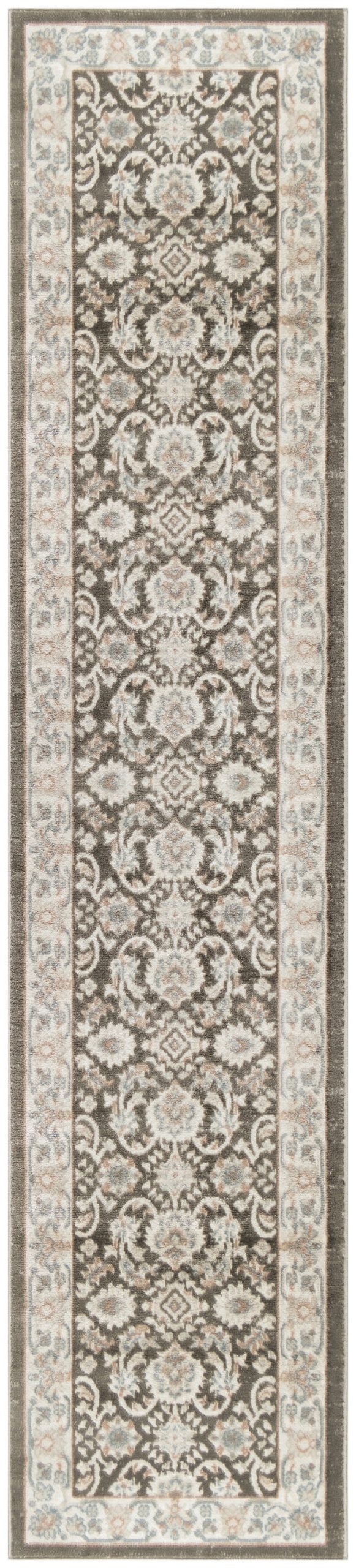 Nourison Serenity Home SRH02 Ivory Grey Blue Area Rug - Image 2