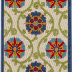Alternative view of Nourison Aloha ALH19 Blue Area Rug