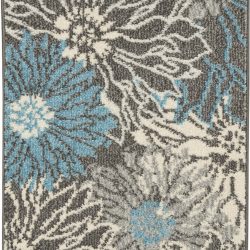 Alternative view of Nourison Passion PSN17 Charcoal Area Rug