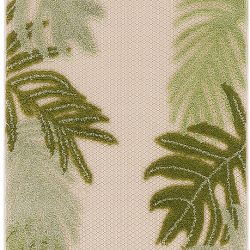Alternative view of Nourison Aloha ALH40 Ivory Green Area Rug