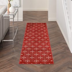 Nourison Nourison Essentials NRE04 Brick Ivory Area Rug