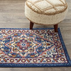 Nourison Passion PSN33 Blue Multicolor Area Rug