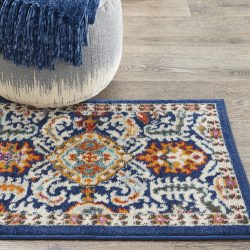 Nourison Passion PSN32 Blue Multicolor Area Rug