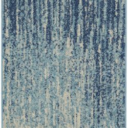 Alternative view of Nourison Passion PSN09 Navy Light Blue Area Rug