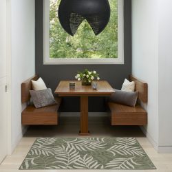 Nourison Garden Oasis GOA01 Green Ivory Area Rug
