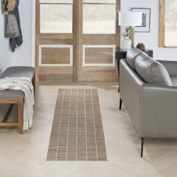 Nourison Serenity Home SRH05 Mocha Ivory Area Rug