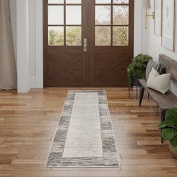 Nourison Desire DSR02 Grey Black Area Rug