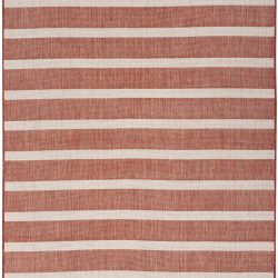 Alternative view of Nourison Positano POS03 Terracotta Ivory Area Rug
