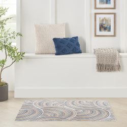 Nourison Astra Machine Washable ASW08 Ivory Multicolor Area Rug