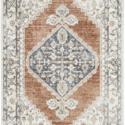 Alternative view of Nourison Astra Machine Washable ASW11 Grey Multicolor Area Rug