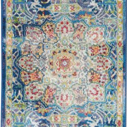 Alternative view of Nourison Ankara Global ANR03 Blue Area Rug