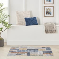 Nourison Astra Machine Washable ASW09 Multicolor Area Rug