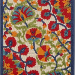 Alternative view of Nourison Aloha ALH20 Red Area Rug
