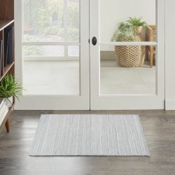 Nourison Interweave IWV01 Light Blue Area Rug