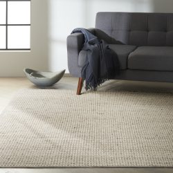 Calvin Klein Textured Dots CK80 Natural Area Rug