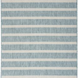 Alternative view of Nourison Positano POS03 Aqua Ivory Area Rug