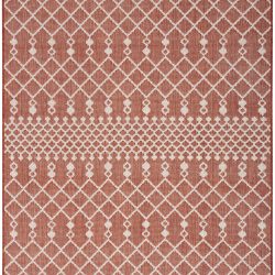 Alternative view of Nourison Positano POS02 Terracotta Area Rug
