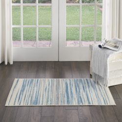 Nourison Jubilant JUB04 Blue Area Rug