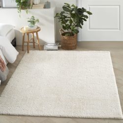 Nourison Cozy Shimmer CSH01 Ivory Silver Area Rug