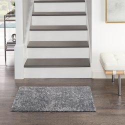 Nourison Silk Shadows SHA14 Graphite Area Rug