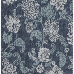 Alternative view of Nourison Garden Oasis GOA03 Navy Area Rug