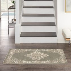 Nourison Grafix GRF14 Olive Area Rug
