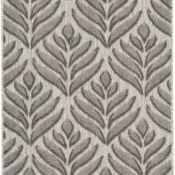 Alternative view of Nourison Aloha ALH35 Charcoal Area Rug