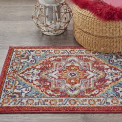 Nourison Passion PSN33 Red Multicolor Area Rug