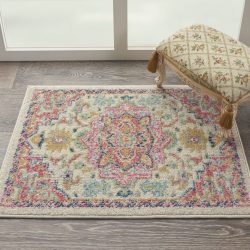 Nourison Passion PSN25 Ivory Pink Area Rug